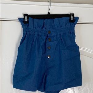 high waisted shorts